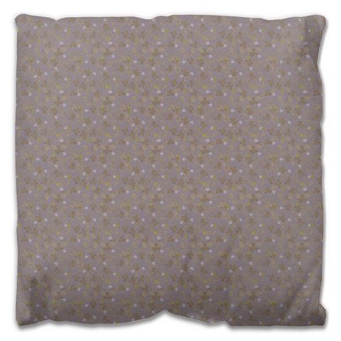 Violets Mauve on Lavender Outdoor Pillows