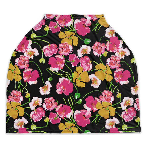Nursing Cover | Car Seat Cover - "Poppies"