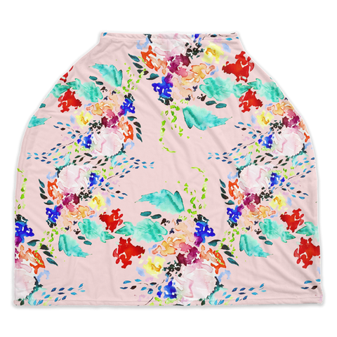 Nursing Cover- "Blush Vibrant Melody"