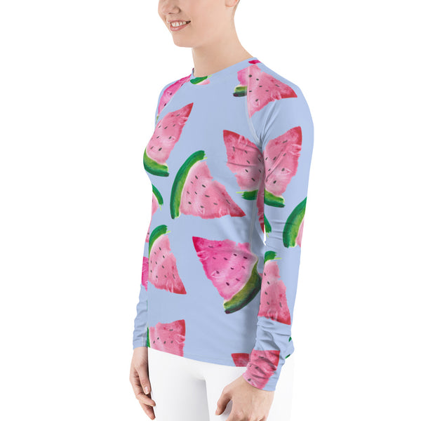 Women's Adventure Shirt- Watermelons on Lilac