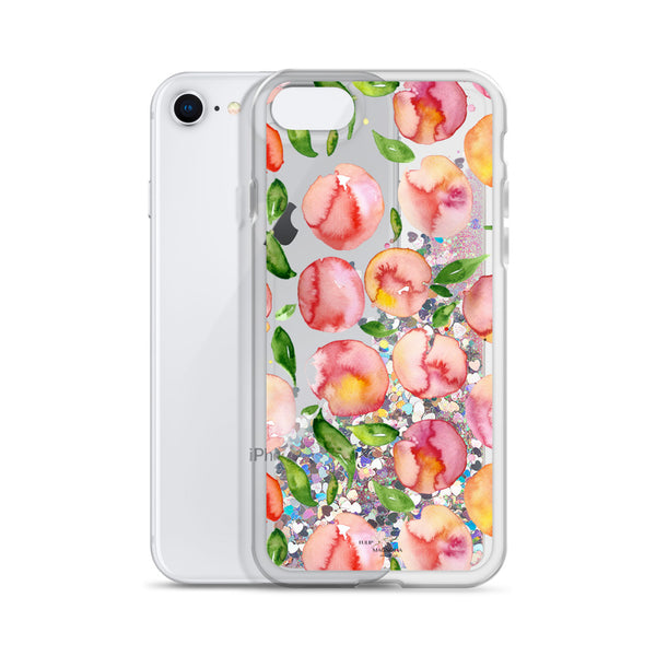 Liquid Glitter Phone Case- "Peachy"