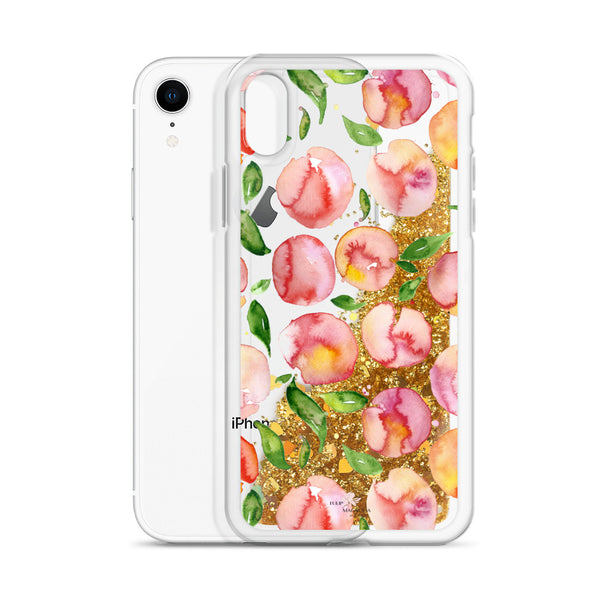 Liquid Glitter Phone Case- "Peachy"